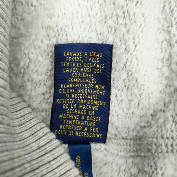 Polo Ralph Lauren Heathered Grey Turtleneck Sweater Size M - Picture 6 of 7